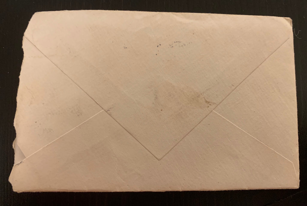 Envelope - Back