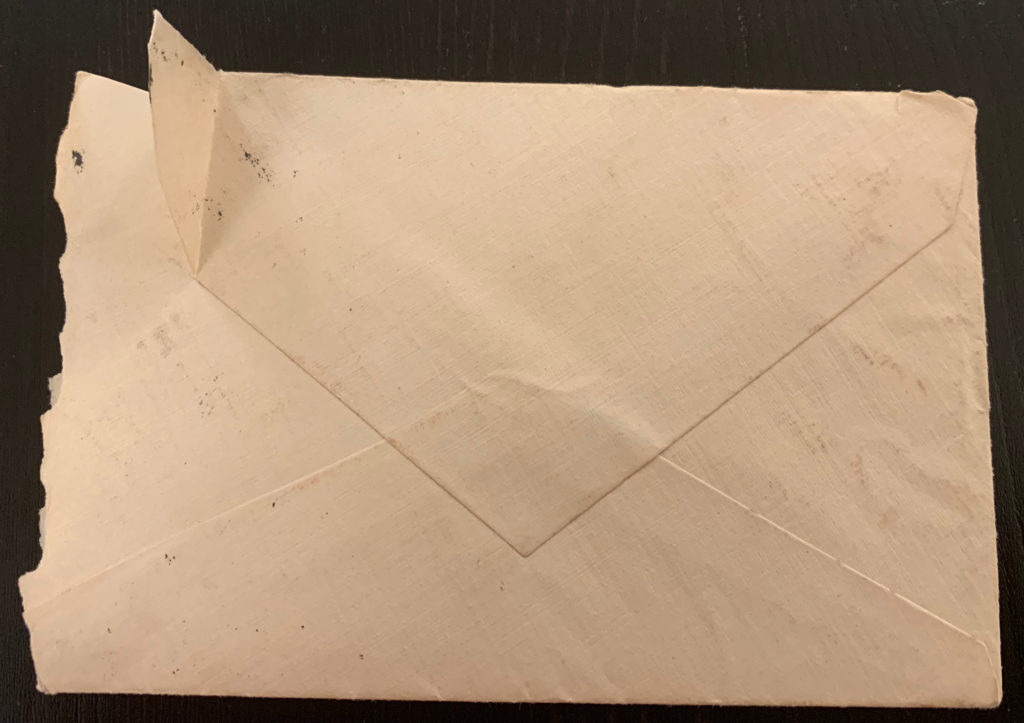 Envelope - Back