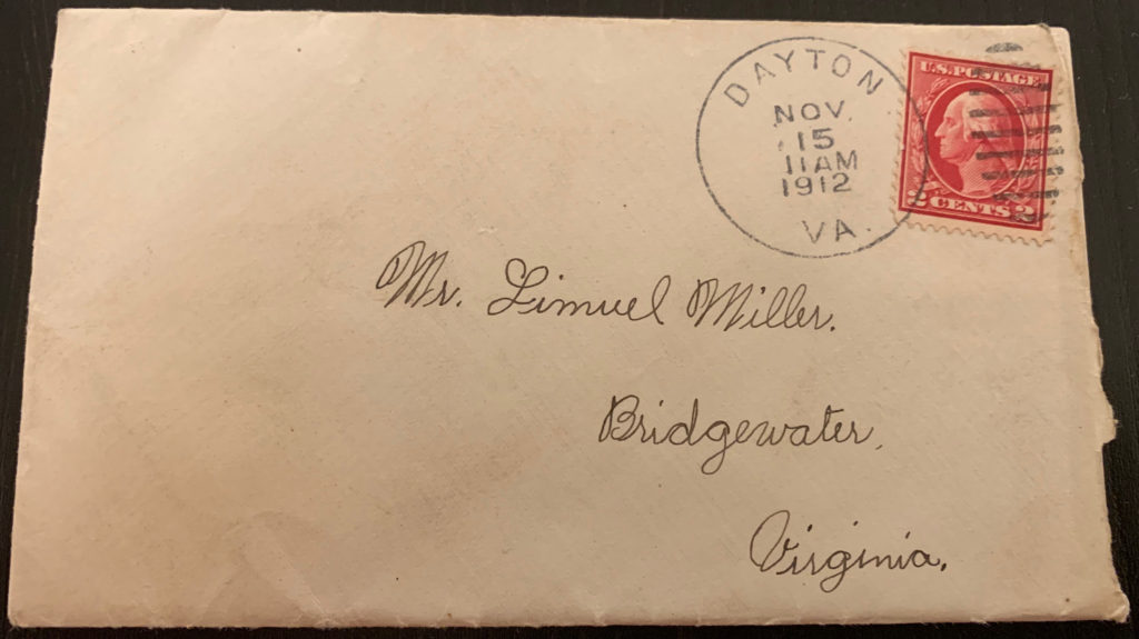 Envelope - Front