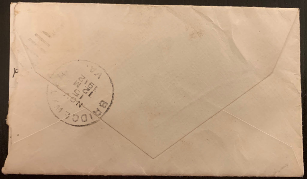 Envelope - Back