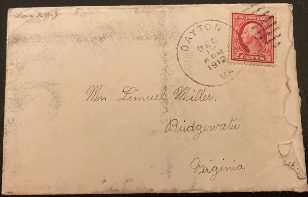 Envelope - Front