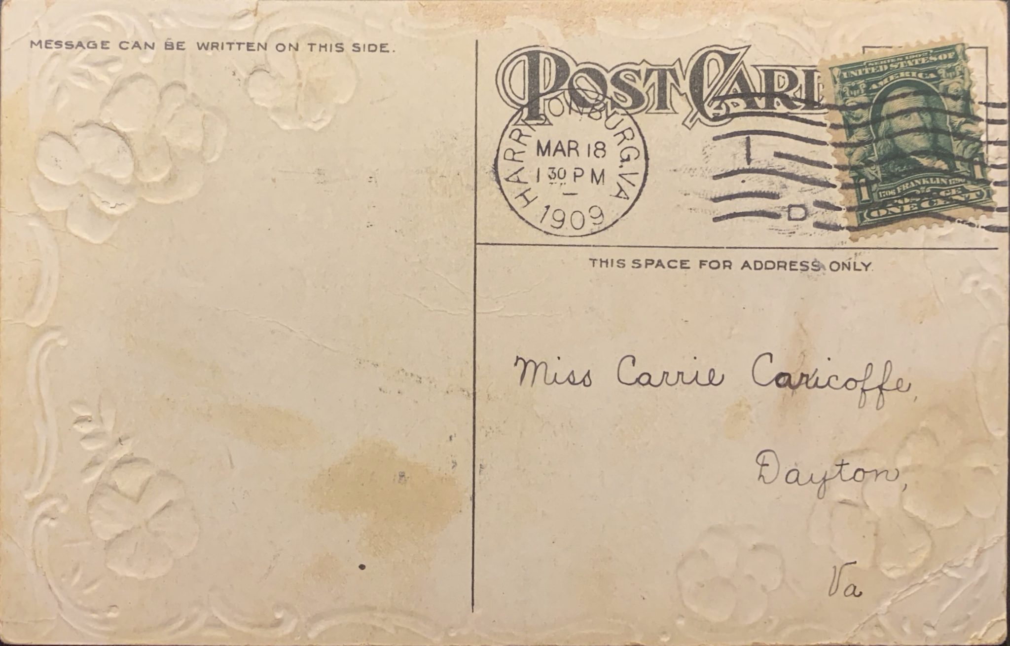 1909 Postcards – Miller