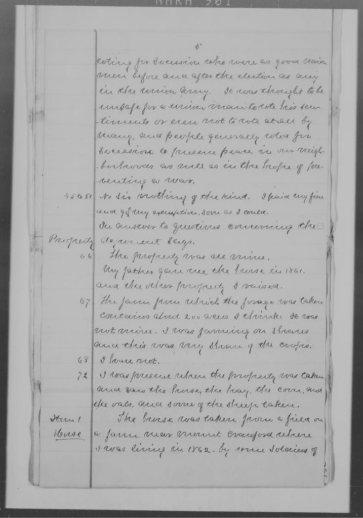 Depositions - Claimant (John A. Miller) Taken by Special Commissioner (P. 5)