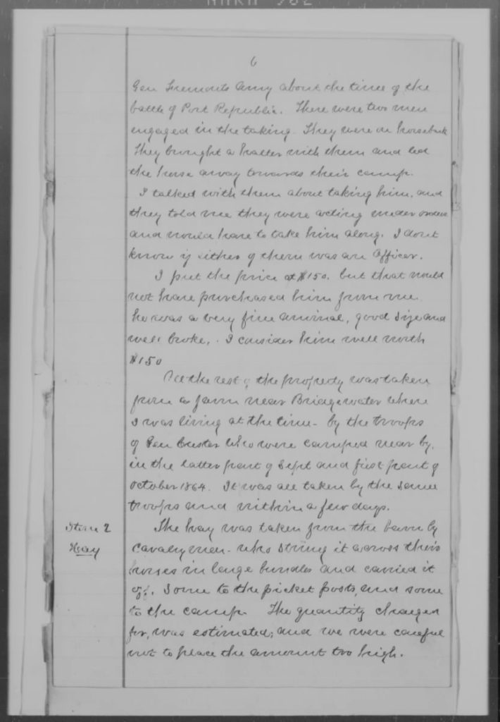 Depositions - Claimant (John A. Miller) Taken by Special Commissioner (P. 6)