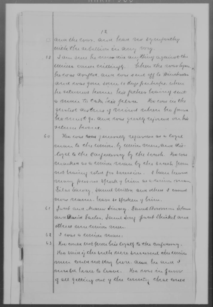 Depositions - Abraham Miller Taken by Special Commissioner (P. 12)